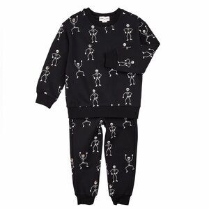 Miles the Label infant dancing skeletons sweat set